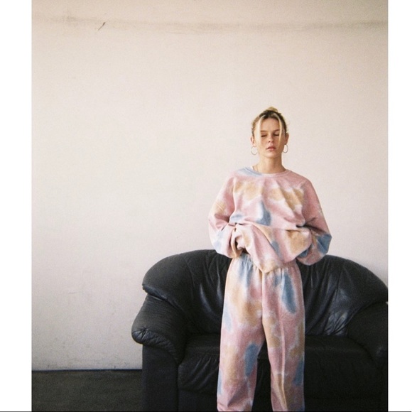 Tiedye sweatshirt and sweatpants set - Picture 4 of 4